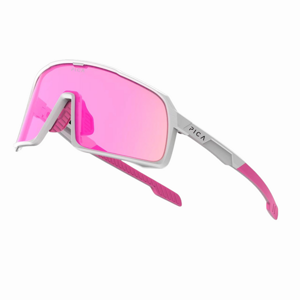 Okulary sportowe PICA OLOR różowe fotochromowe