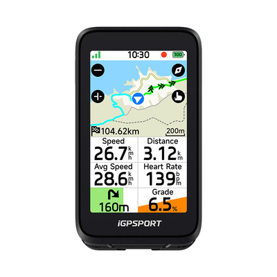 Licznik rowerowy GPS iGPSPORT BiNavi Air + Uchwyt M80