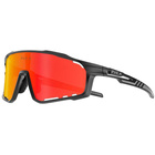 Okulary sportowe PICA STRIX czarne / 3 pary soczewek