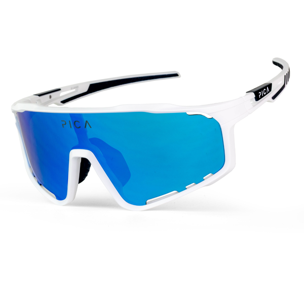 Okulary sportowe PICA STRIX białe / 3 pary soczewek